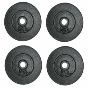 Discos de pesas de 10 libras para barras y mancuernas en Medellín - Sofit Store Colombia