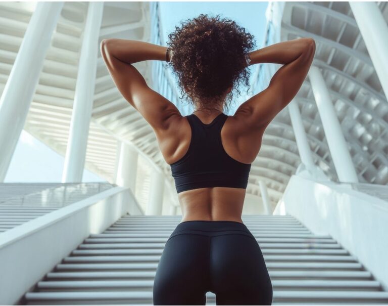 Entrenamiento fitness femenino con equipos deportivos para gimnasio en casa en Medellín