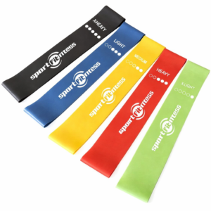 Bandas elásticas para ejercicios y deporte